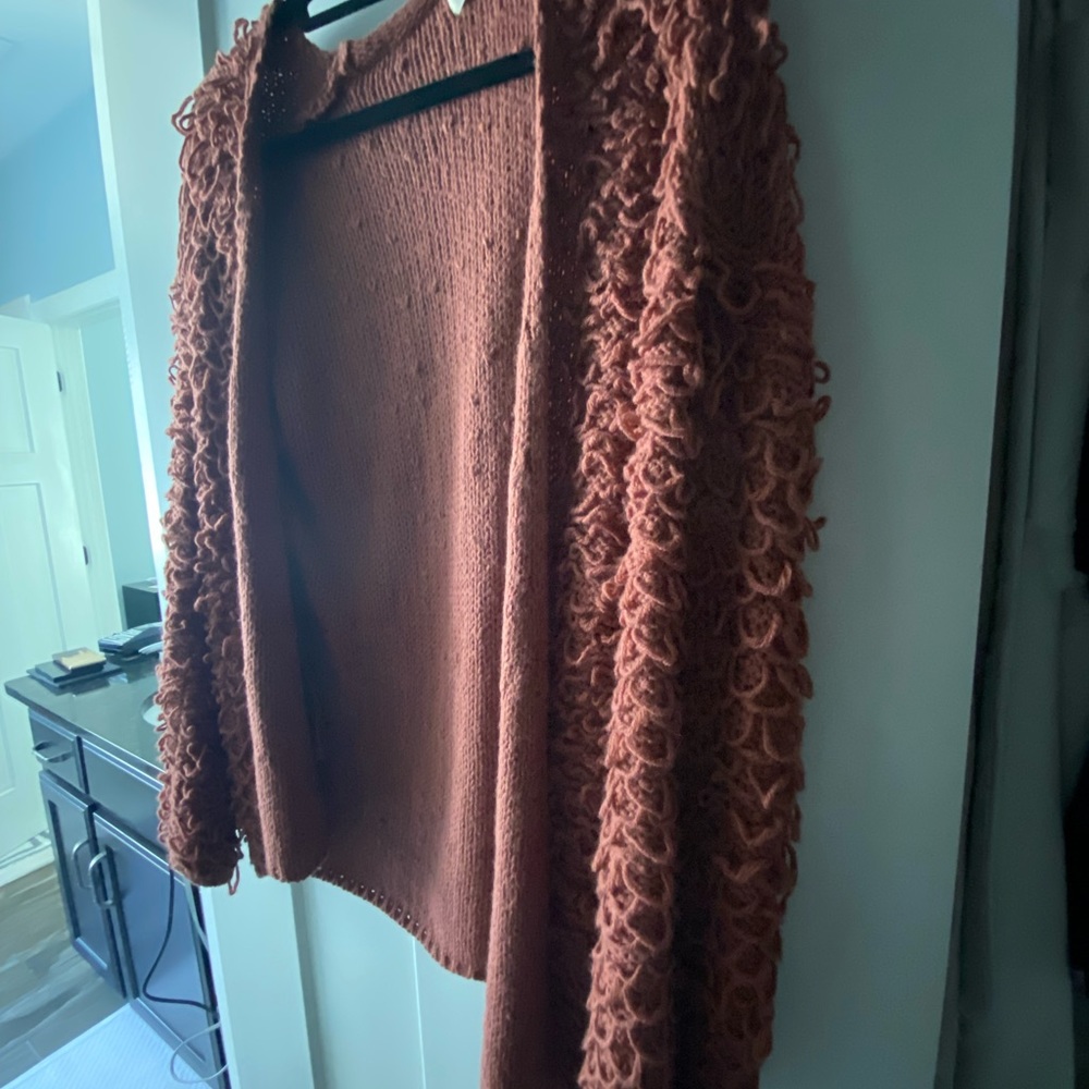 Burnt orange cardigan